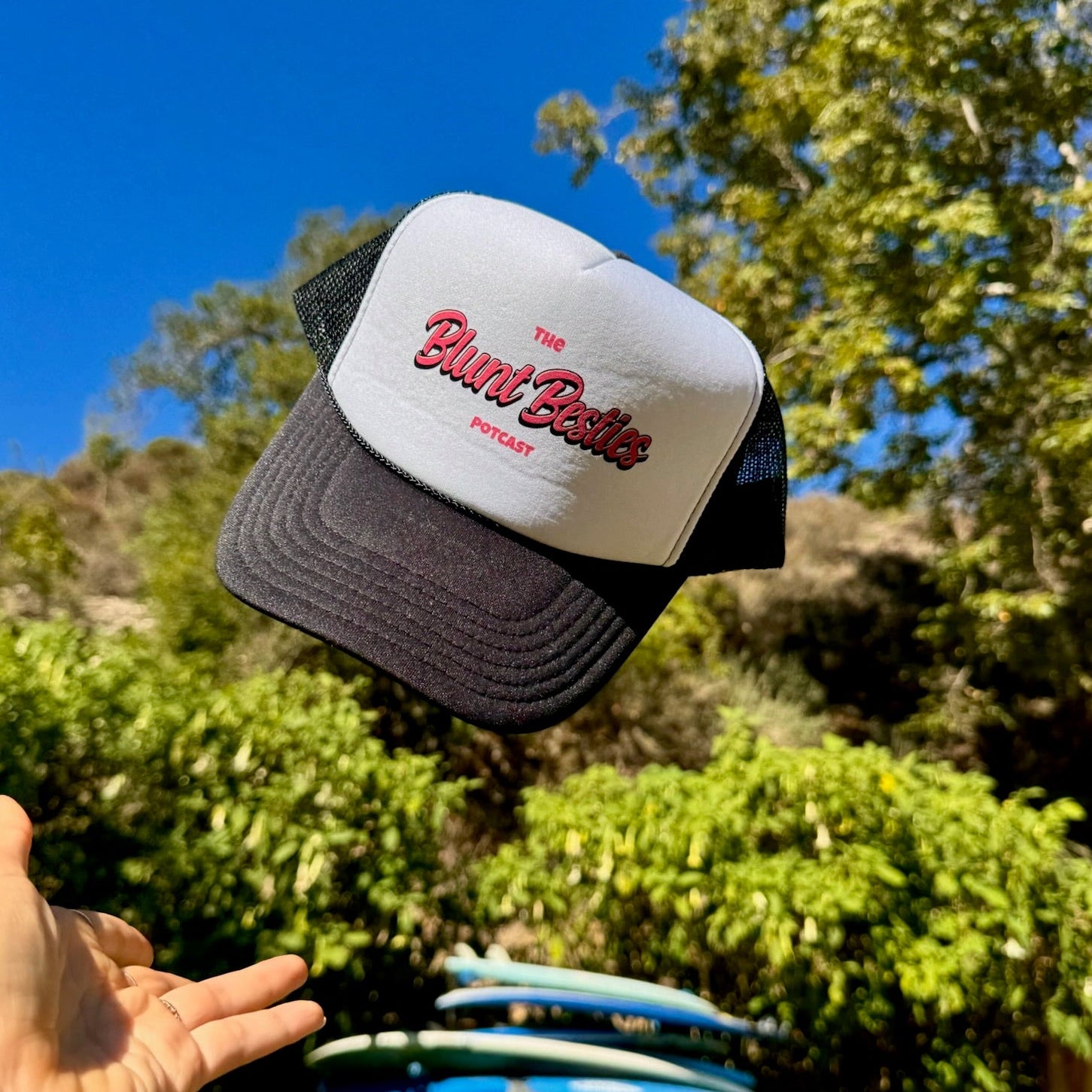 Blunt Besties trucker hat