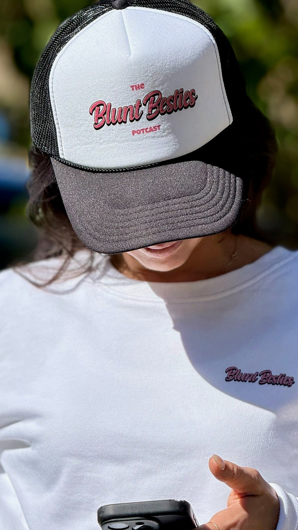 Blunt Besties trucker hat